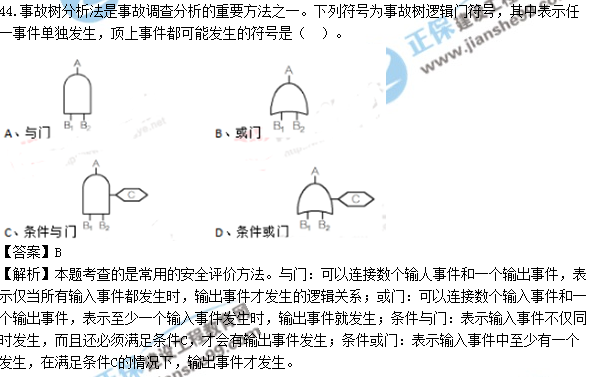 2017安全工程師《生產管理知識》試題答案及解析單選41-50