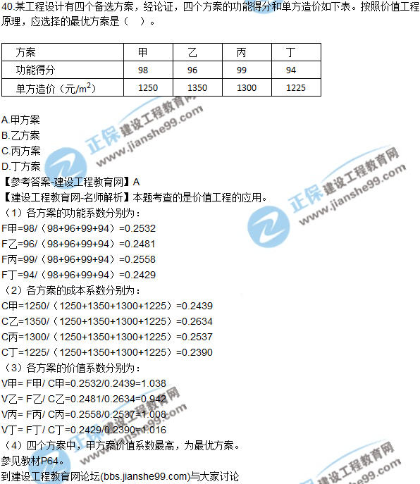 2017年監(jiān)理師質(zhì)量、投資、進(jìn)度控制試題及答案